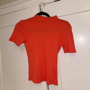 Anthropologie mock neck top